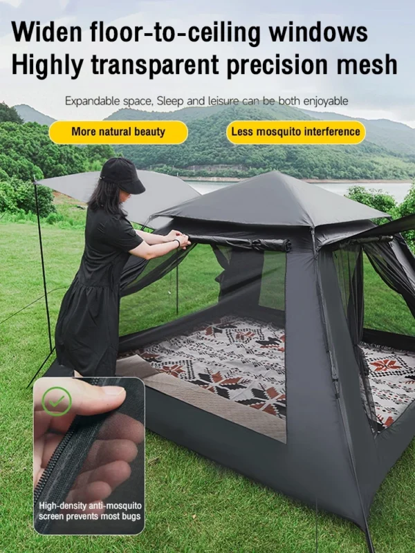 my-11134207-7r98v-lp24fgdkps54ac-1.webp Automatic Tent 5-8 People 2 Doors with canopy