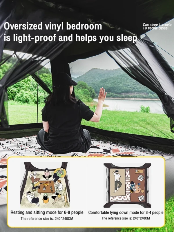 my-11134207-7r98y-lp24fgdl58e0fe-1.webp Automatic Tent 5-8 People 2 Doors with canopy