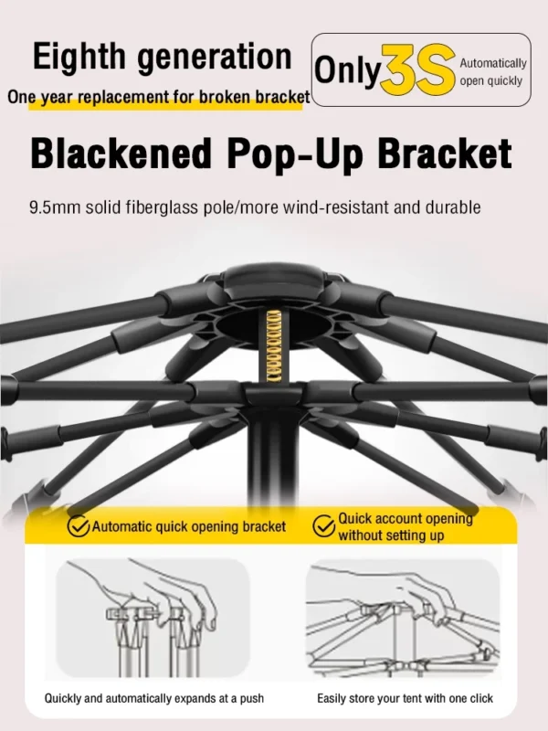 my-11134207-7r990-lp24fgdm04vs7d-1.webp Automatic Tent 5-8 People 2 Doors with canopy