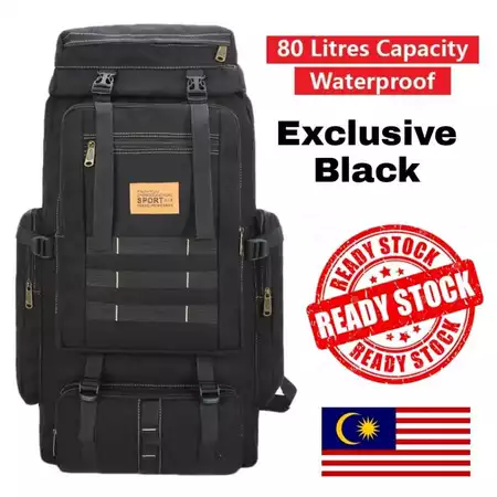 my-11134207-7r991-lzlxgf9r1uuhb5@resize_w450_nl-1.webp 80L Large Capacity Backpack & nbsp; Hiking Bag Military Waterproof Black