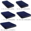 INTEX Inflatable Air bed Mattress Thick 25cm with Dura-Beam Standard Fib Double